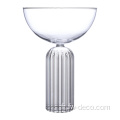 Ensemble de verre coupé champagne en verre borosilicate classique